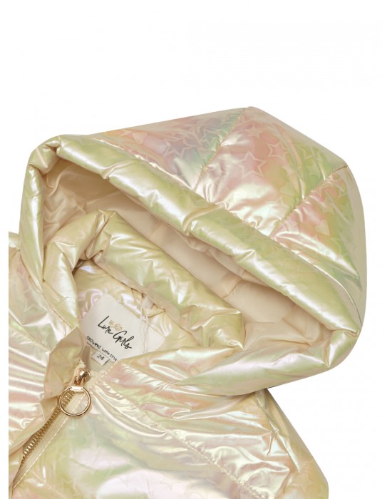 Girls Jacket Quilted Rainbow